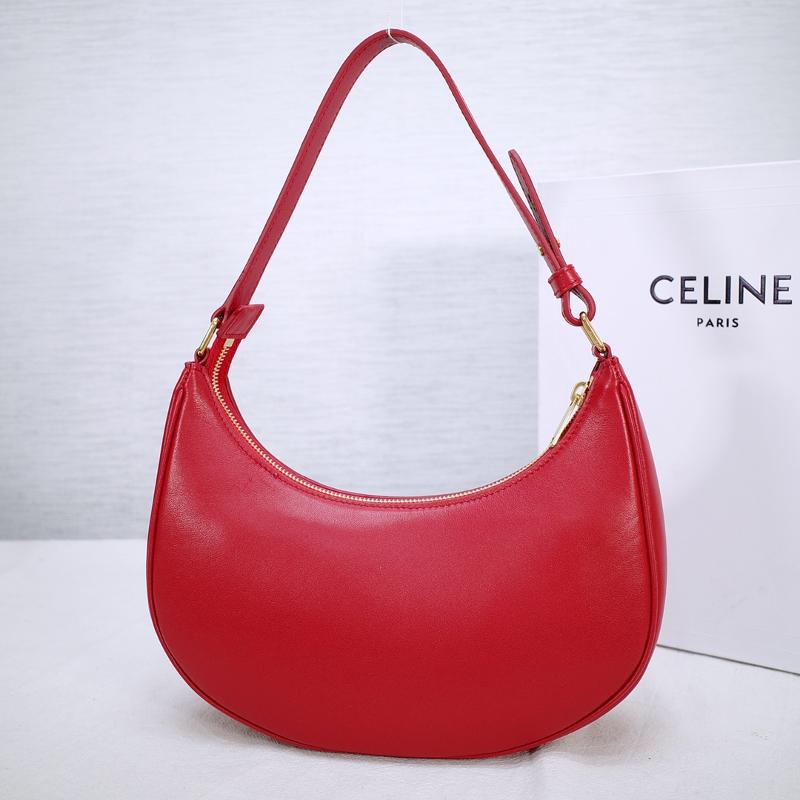 Celine Shoulder Handbag 193952 (193953) Full skin red